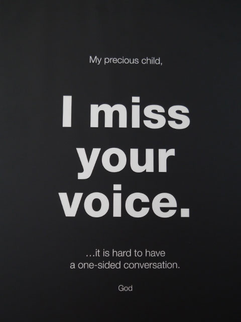 I miss your voice I miss your voice